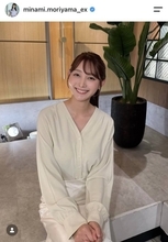 「白い妖精」テレ朝・森山みなみアナ、白ワンピース姿に反響「品のある佇まい」「はー綺麗だな、、」