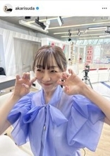 須田亜香里、春らしさ全開のネイル＆衣装披露にファン大絶賛「あかりちゃんの笑顔が最高」