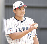 「菅野智之がメジャー組一番乗り　ＷＢＣ連覇へ決意語る「しっかりやらなきゃいけない使命感がある」　侍ジャパン合流即ブルペンで計３９球」の画像1