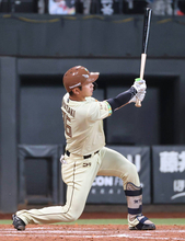 日本ハム・宮崎一樹がプロ１号！４度目のスタメン、２０打席目　初の１番　新庄監督の助言に「いつも通りに近い感じで」