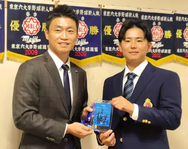 【ヤクルト】ドラフト３位指名の明大・福原聖矢、愛称「忍者」の意外な名付け親明かす