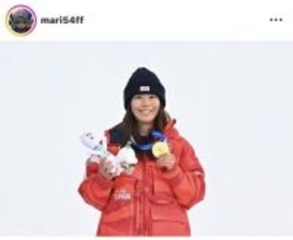 スノボ深田茉莉、金メダル獲得を自らＳＮＳで報告「あの失敗があって今回…」ファンから祝福殺到…女子スロープスタイル