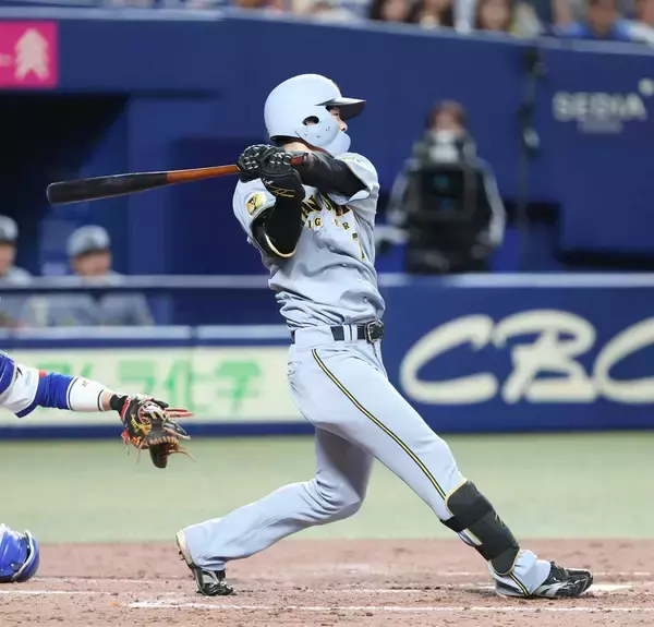 【阪神】５回に猛虎打線が中日・高橋宏斗を完全攻略！中野拓夢＆森下翔太の連続長短適時打で一挙３点先制