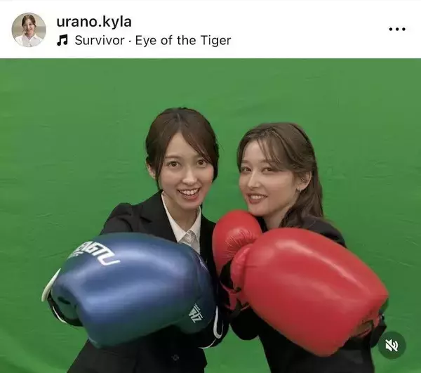 ＴＢＳ浦野芽良アナ、先輩アナウンサーとボクシング対決？！　「芽良ちゃん強そう」の声