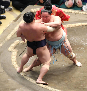 若隆景が２敗目　琴勝峰に完敗