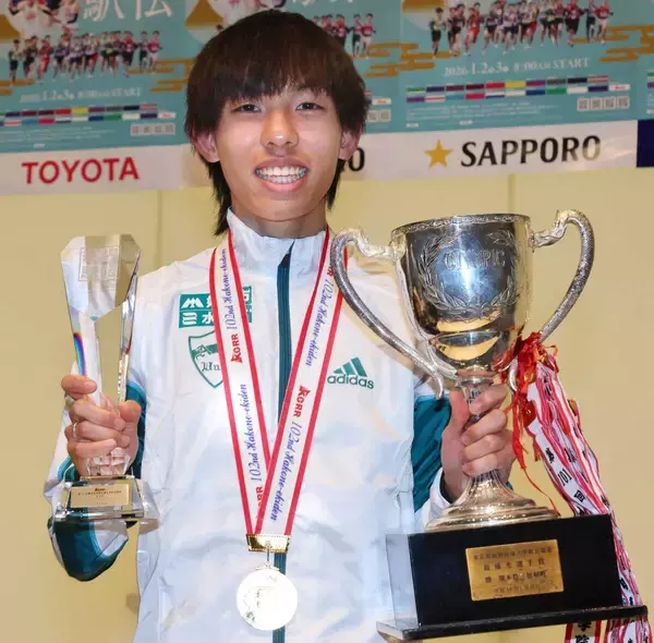 【箱根駅伝】金栗四三杯＆ＭＶＰ　黒田朝日が語るＶ３青学大の強さ「気持ちの強さ」「意識」