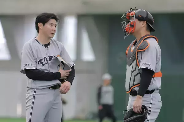 【巨人】ルーキー三人衆が阿部慎之助監督の前で熱投　ドラ１竹丸和幸はキャンプ"初体験"も