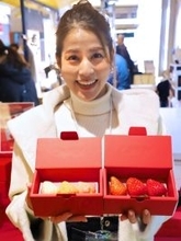 元フジ・永島優美アナ「日本のイチゴの持つ力はすごい」自身設立のフルーツブランド初出店