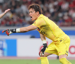 浦和ＧＫ西川周作　柏戦出場でＪ１最多出場記録タイに　遠藤保仁に並ぶ　上位２０人はレジェンド揃い