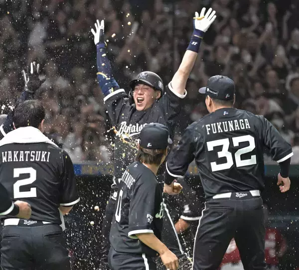 【オリックス】来田涼斗がプロ初サヨナラ打の３ラン「完璧でした」今季２度目の１試合２発＆キャリアハイの４号