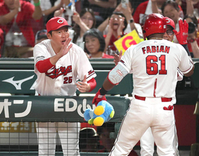 【広島】連勝で４カードぶり勝ち越し！　４番・坂倉将吾が決勝打　ファビアンは特大２ラン　斉藤優汰が本拠地初勝利