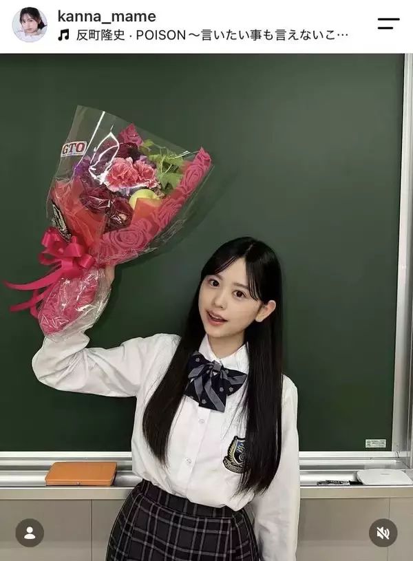 「あの涙は心から出た涙」カジサックの長女・梶原叶渚「ＧＴＯ」クランクアップを報告「鬼塚先生から言葉をもらって」