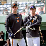 「【巨人】ダル＆キャベ砲が豪快弾連発！２年目ドラ１石塚裕惺もハツラツ【キャンプ報知】」の画像1