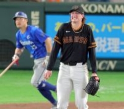 【巨人】先発・ウィットリーが３回に犠飛と適時打で２点を失い、ＤｅＮＡに勝ち越される