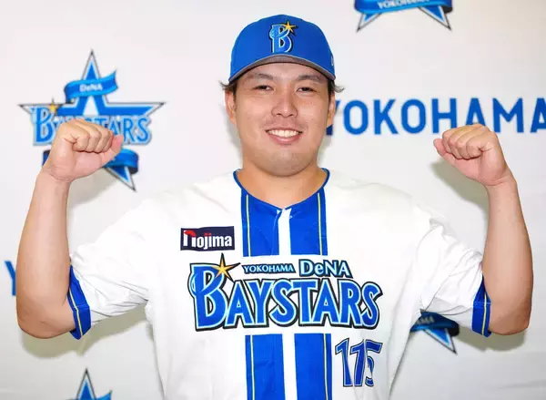【ＤｅＮＡ】馬場皐輔が支配下登録会見「若手ではないのでそれなりのピッチングを見せていかないといけない」巨人の選手からも多くの祝福メッセージ