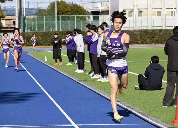駒大の「箱根駅伝０区」は１年生の上岡煌がトップ力走　藤田敦史監督「来年に向けてすごく良いニュース」