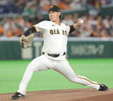 「【巨人】６回までヤクルト高梨にパーフェクト許す　井上温大は６回２失点で開幕２連勝ならず」の画像1