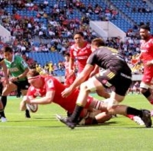 【ラグビー】神戸７トライ奪い４連勝　レタリック共同主将が今季リーグ１位の１６トライ　首位と勝ち点１差の２位キープ