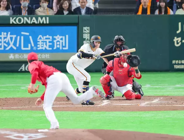 【巨人】ジエンゴ！　ドラ１・竹丸和幸がプロ初犠打＆初打点　三塁走者・平山の「神の手」ヘッスラでアウト→セーフに