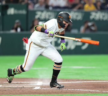 【巨人】知念大成が全力疾走でプロ初安打から２打席連続で内野安打　「もっといいヒットを出せるように頑張ります」