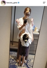 夫は６歳年下サッカー元日本代表！親子ショットが「とっても可愛い」１月に第２子出産　元日テレ・後藤晴菜アナ