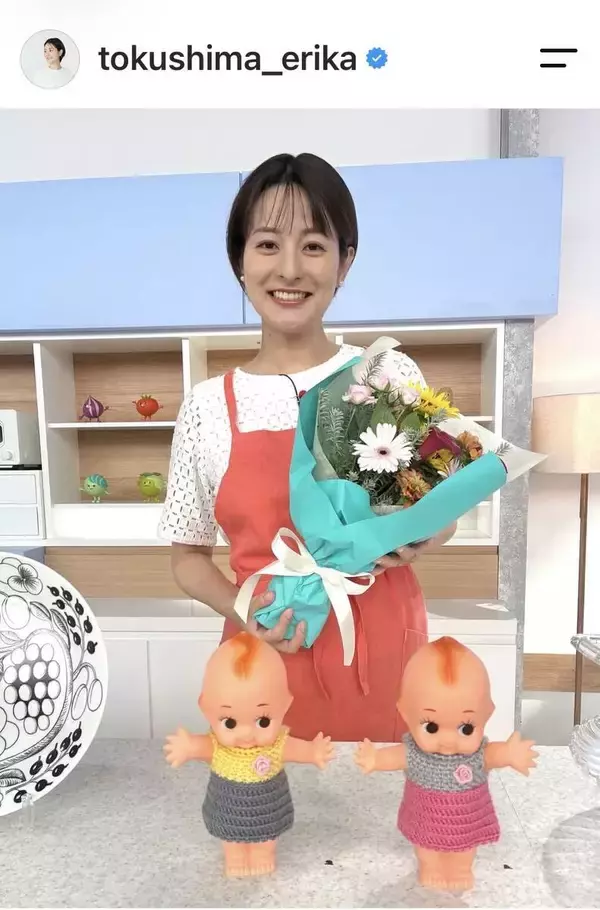 日テレ・徳島えりかアナ、第２子出産に向け産休入りを報告「２人目の妊娠生活は、前回以上に周りの方の助けなくしては乗り切れませんでした」
