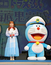 平愛梨　アニメ声優初挑戦「いろんな方が驚いてくれる」“ドラえもんカラー”のワンピースで魅了