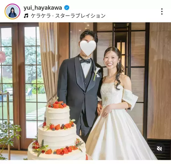 千鳥ノブのめい・早川優衣　結婚式を報告「幸せすぎる時間でした」ウェディングドレス姿…芸能事務所に所属