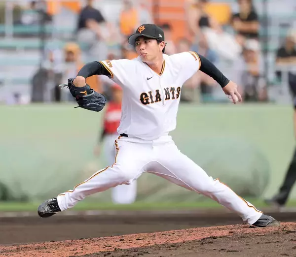 【巨人】乃木坂ファン、山城京平「インフルエンサー」でマウンド「テンションが上がる」打者８人に完全投球