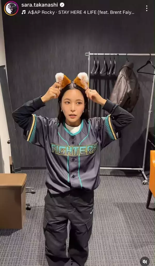 ジャンプ・高梨沙羅　美ぼう際立つ「おキツネ」姿にフォロワー歓喜「かわいい～」「美しすぎ」「ばっちり」