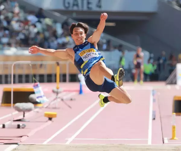 男子走り幅跳びの橋岡優輝「今シーズンは焦らず伸び伸びと」セイコーＧＧＰは８メートル２２で優勝