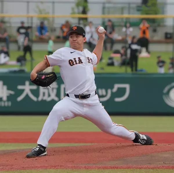 【巨人】小笠原慎之介が加入後初先発で６回４安打１失点（自責０）と好投…ファーム・リーグのハヤテ戦