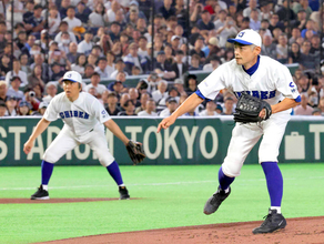 イチローさん２年連続完封　１２７球熱投で高校野球女子選抜に６連勝　松井秀喜さんは３年連続弾ならずも２安打　