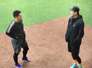 【巨人】１３年日本一コンビの“２ショット”が実現　田中将大と則本昂大がＧ球場へ