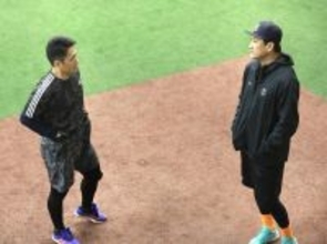 【巨人】１３年日本一コンビの“２ショット”が実現　田中将大と則本昂大がＧ球場へ