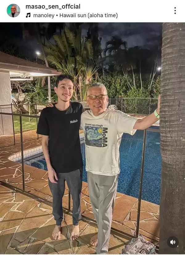 千昌夫７８歳　イケメン息子＆美人娘の顔出しショット！「美男子に美女」「ハンサムさん」「そっくり」