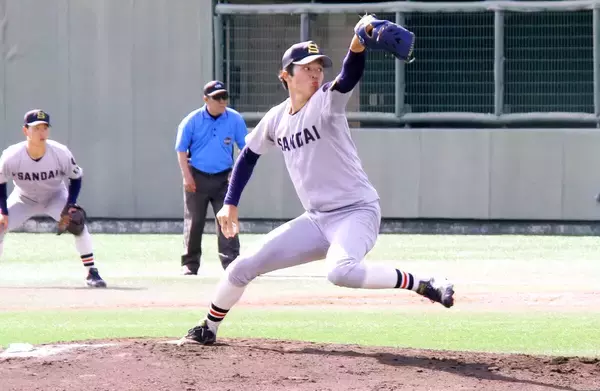 「【大学野球】大学球界も「ＫＳＤ」だ！公式戦初先発の京産大２年・井黒晃佑２８人斬り完封「直球で決める理想の投球」」の画像