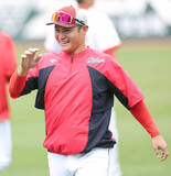 「【広島】田村俊介、春季キャンプで同学年のドラ１位平川を圧倒して巻き返す「差を見せつけないと」」の画像1