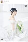 「檜山沙耶アナのウェディングドレス姿が眩しい「シンデレラや」「とっても綺麗」夫は西岡良仁」の画像1