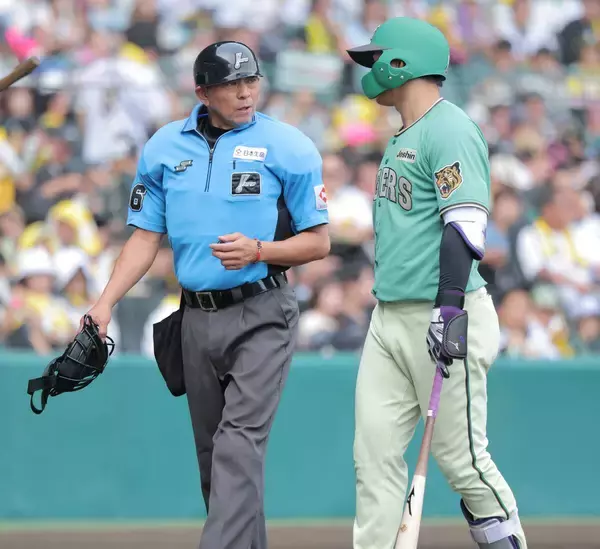 【阪神】森下翔太の暴言退場に真鍋球審「警告はしました、一度ね。『もうそれ以上言うな』と。それでもまだ続けた」