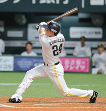 【ソフトバンク】栗原陵矢が才木浩人から２打席連発！　３回にも１９号２ランで通算１０１本塁打に伸ばす