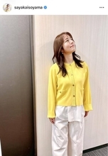 「細く見えるのは俺だけ？」４２歳・磯山さやか、コーデショットを大量放出！「美人さは世界一」「最高すぎます」
