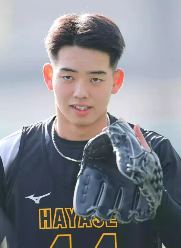 【阪神】ドラフト４位・早瀬朔、目指すは”パンダ級”の人気者「なれたらいい」ニックネームは幼少期から「さくさくぱんだ」