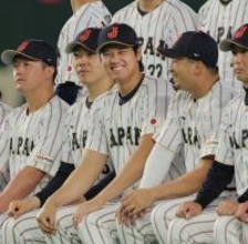 大谷翔平「いいコミュニケーションが取れている」　北山亘基考案のお茶ポーズに言及…井端監督も言及「まだ照れがある」