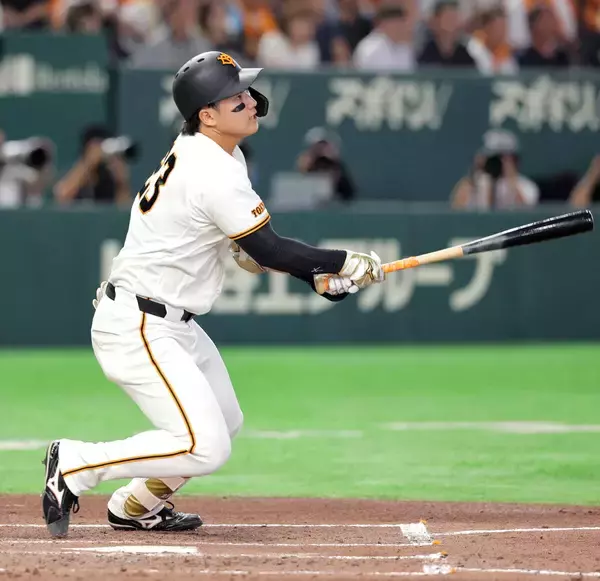 【巨人】石塚裕惺がこだわる“準備”　阪神・村上から意地の二塁打「いい場面で打てるように」