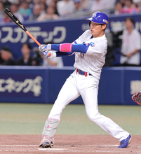 【中日】竜がキタ！４連勝で３位猛追！大野雄大が７回１失点で２年連続２ケタ王手の９勝目　上林誠知が先制２ラン、サノーも１９号で援護