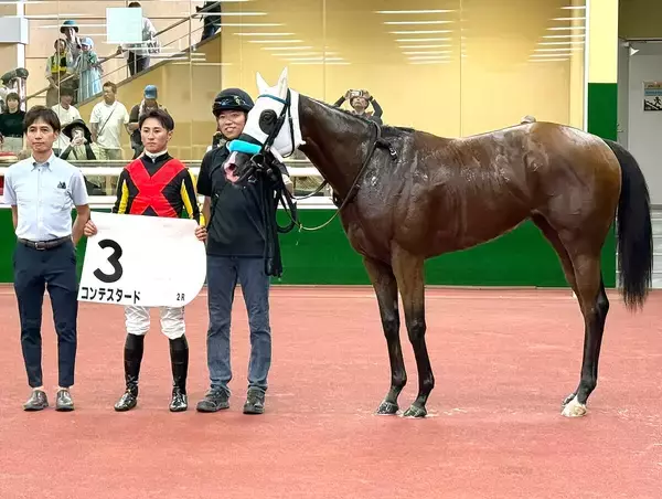 【中京２Ｒ・２歳新馬】コンテスタードが非凡な瞬発力で差し切る　吉村誠之助騎手「実戦に行って良かったです」