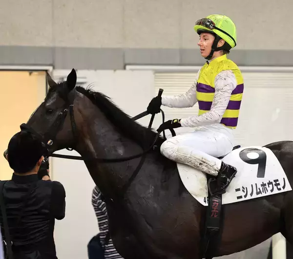 【新潟４Ｒ・２歳新馬】ミシェル騎手の約１年８か月ぶりＪＲＡ騎乗は着外１２着も「めっちゃうれしい！」