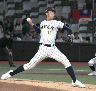 【Ｕ―１８】「楽しみながら」先発・織田翔希がエースの意地　６回１失点で台湾撃破　１０年ぶりアジア制覇王手