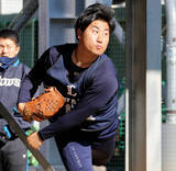 「【西武】ドラ２・岩城颯空、古賀悠斗との「中大バッテリー」実現にそわそわワクワク「見かけたらすぐにあいさつに」」の画像1